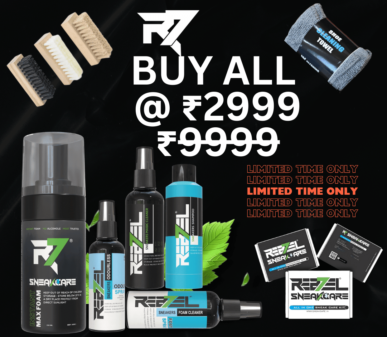 R7 Sneak Care- Buy All @ for ₹ 2999
